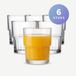 Bormioli Rocco Lyon Tumblers 16 cl / 160 ml | Set van 6 Stuks | Drinkglazen voor Water, Sap en Frisdrank | Glas | Vaatwasserbestendig