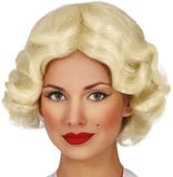 Marilyn Fiestas Guirca, SL Marilyn Monroe Hollywood Ster Pruik Blond Krullend Middellang Kostuum