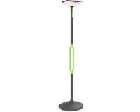 LUTEC Poppy - Draagbare LED Solarlamp met Bluetooth Speaker - Donkergrijs met Groen Accent