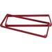 Hammond Electronics 1455UBRED Couvercle ABS Rouge (l x l x h) 196 x 71 x 11,60 mm 2 pièce(s)