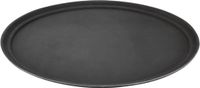 Olympia Kristallon ovaal antislip dienblad 68cm - Zwart