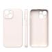 WDTURNS Silicone Case for iPhone 13 (6.1 inch), [Full Body Protection] [Shockproof] [Non-slip] [Military Grade], iPhone 13 Case for Men and Women, Antique White