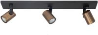 Highlight Opbouwspot 40cm brons zwart HALO - 3 lichts - GU10