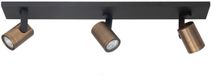 Highlight Opbouwspot 40cm brons zwart HALO - 3 lichts - GU10