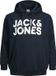 JACK&JONES JJECORP LOGO SWEAT HOOD NOOS PLS Heren Sweater Navy Blazer 6XL