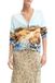DESIGUAL CARDIGAN DONNA AZZURRO