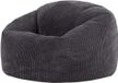 icon - Kingston XL Zitzak Fauteuil - Ribfluweel - Houtskool