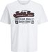 JACK&JONES JJELOGO TEE SS ONECK 2 COL AW25 NOOS PLS Heren T-shirt 6XL Cloud Dancer