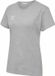 hummel T-shirt pour femme Col rond Logo brodé Coupe regular T-shirt de sport basique