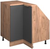 Vicco Rion Kast voor schuine wand Hoekkast – 75.6 x 81.6 cm met 1 deur Antraciet-goud