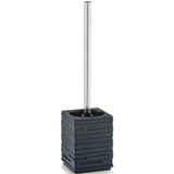 Zeller 18319 toiletborstel leisteen, polyresin, 9,5 x 9,5 x 38,5 cm, zwart, 1 verpakking