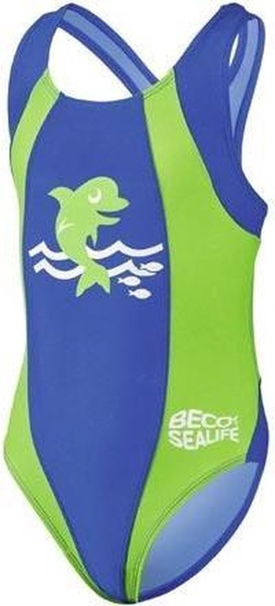 Beco badpak Sealife SPF 50+ polyamide blauw/groen