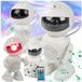 PINGYANG RONGRONG HANDICRAFT Lampe projecteur astronaute avec haut-parleur Bluetooth et télécommande - 20cm - 5W - Blanc