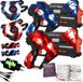 Tiny Thinkers Rechargeable Laser Game set pour Enfants + 13 Game Modes Booklet - 360° sensors - 2 Person Laser Tag Set with 2 Laser Guns and Vests