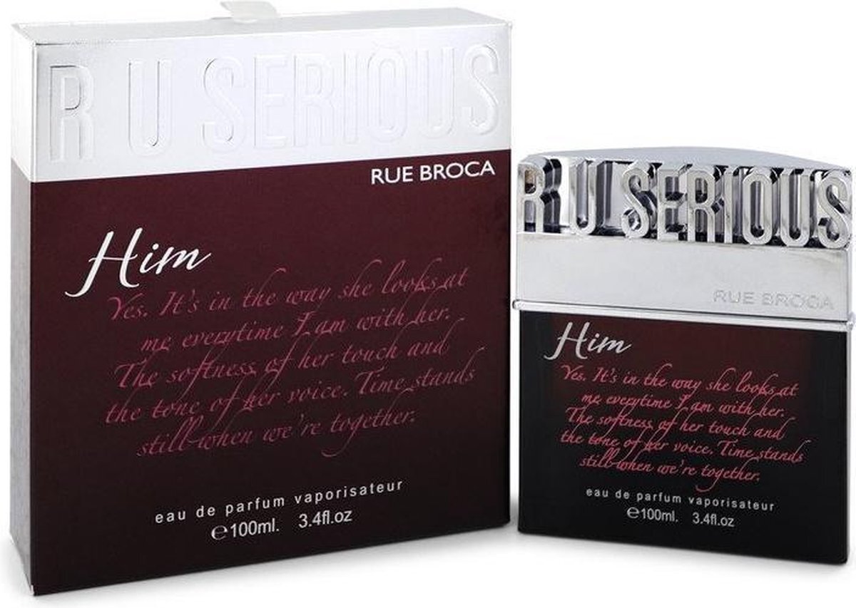 Rue Broca R U Serious Him eau de parfum / heren