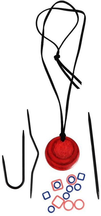 KnitPro magnetische ketting rood