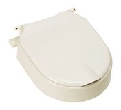 Etac Hi Loo vaste verhoogde toiletbril met deksel 10 cm/10,2 cm