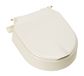 Etac Hi Loo vaste verhoogde toiletbril met deksel 10 cm/10,2 cm