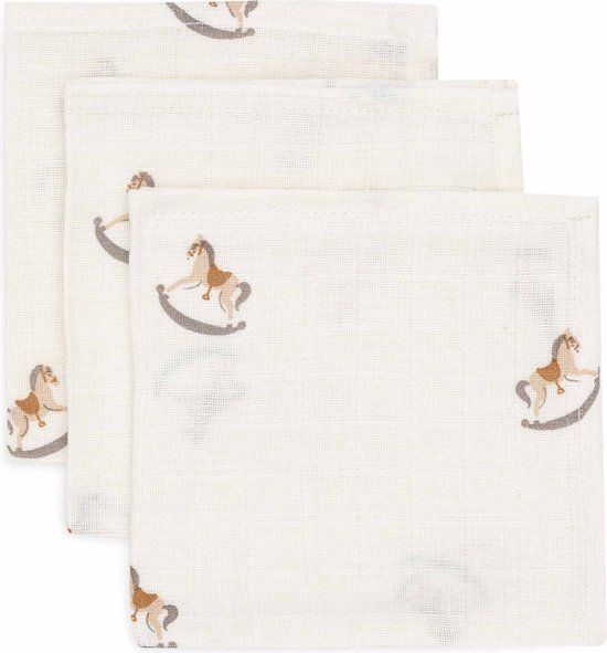 Jollein Hydrofiel Monddoekjes - 3 Stuks - Nostalgic Ride - 31x31cm