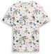 Tom Tailor T-shirt en piqué avec imprimé intégral - Taille M - blanc cassé design de plage