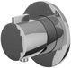 IVY Pact Afbouwdeel Inbouwthermostaat Symmetry met Rond Rozet - Chroom