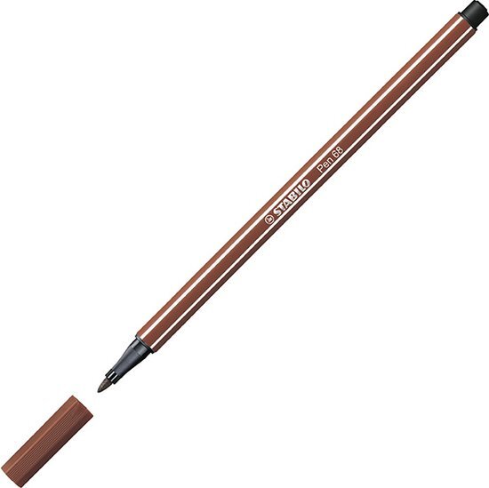 Stabilo Pen 68 - Premium Viltstift - Siena - Doos 10 stuks