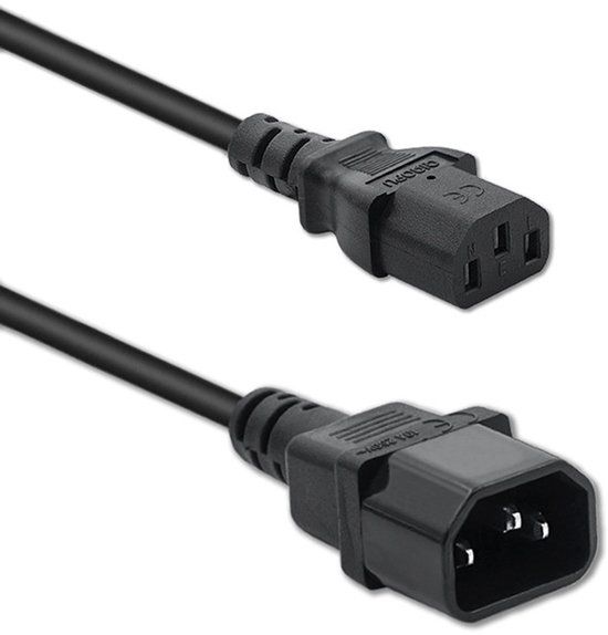 Qoltec Stroomkabel Voor Ups Iec C13 C14 1M 3X075Mm2