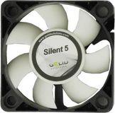 Gelid Solutions Silent 5 - Case Fan - 50 mm - Black/White