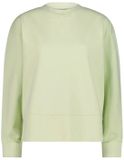 CMP Dames sweatshirt pastelgroen katoen lange mouw ronde hals XS
