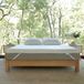 Surmatelas 120x200 cm, 5 cm mousse de gel, respirant, blanc