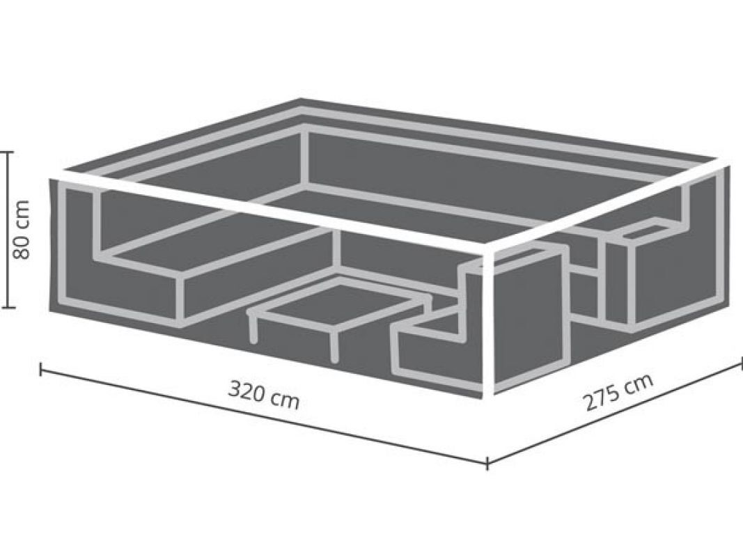 Perel Buitenhoes voor Lounge Set - 320 cm