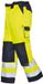 Portwest Lyon Hi-Vis Broek TX51 - Geel/Marine - XS