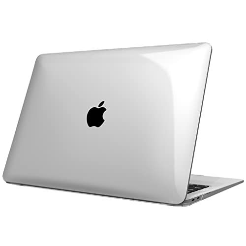 Fintie Hoes Compatibel met MacBook Air 13 A2337 M1/A2179/A1932 (2018-2020 Laat los), Hoogwaardige Beschermhoes Snap Case Compatibel met MacBook Air 13\" Retina Display Touch ID, Transparant