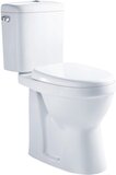 GO by Van Marcke XJoy Duoblok Toilet - Staand - Zonder Spoelrand - Wit - Softclose - PK