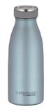 THERMOcafé by THERMOS TC BOTTLE ice blue mat 0,35 l, roestvrijstalen thermosfles, koolzuurbestendig, 12 uur warm 24 uur koud, lekvrij, voor school, onderweg en kantoor