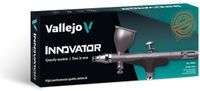 Vallejo Hobbypenseel - 90001 Innovator - Hoogwaardige Precisie-Airbrush - Gravity System Two-in-One Airbrush