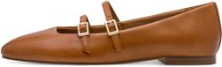 Tamaris Dames Ballerina's Bruin Leer 36
