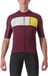 Castelli PROLOGO 7 Jersey, Bordeaux/Ivory-Passion Fruit, M