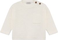 Noppies Baby Trui Pullover Lange Mouw Maat 74 Katoen Egret