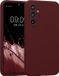 kwmobile hoesje geschikt voor Samsung Galaxy A54 5G - TPU backcover met siliconen coating - smartphone case in bordeaux-violet