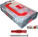 Tox-Dübel-Technik GmbH L-BOXX Mini Allround Tri + S pluggenassortiment, 280 stuks, Rood;Zilver