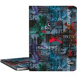 Grafoplás 1332453. Map met 30 hoesjes, A4, deksel van polypropyleen, XTRM, collectie Sports