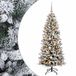 vidaXL Kunstkerstboom met kerstbal 150 cm 150 LED's Warmwit PVC en PE