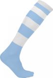 PROACT® Gestreepte Sportsokken PA021 - Sporty Sky Blue / White - 47/50 EU