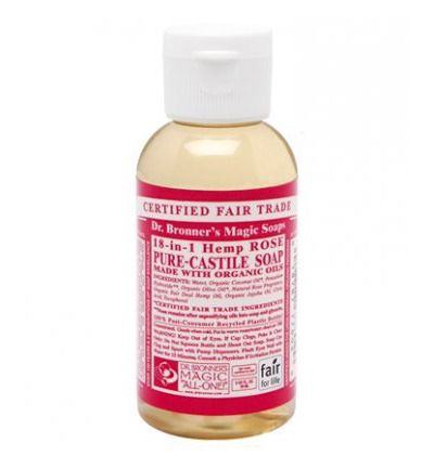 Dr Bronner's Liquid Soap Rose 60 ML