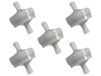 perfektGarten Briggs & Stratton 5x brandstoffilter, benzinefilter, wit, 75 micron, geschikt voor Briggs & Stratton modellen 394358, 56679MA, 805008