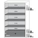 Asecos Armoire ignifuge 90 minutes s-classic90 porte-porte - bac de rétention