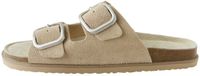 Next - Dames - Sandalen met twee bandjes en voetbed - Naturel