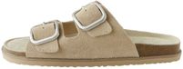 Next - Dames - Sandalen met twee bandjes en voetbed - Naturel