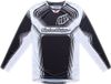 Troy Lee Designs GP Pro Streamline Motocross-trui Zwart/wit 2XL